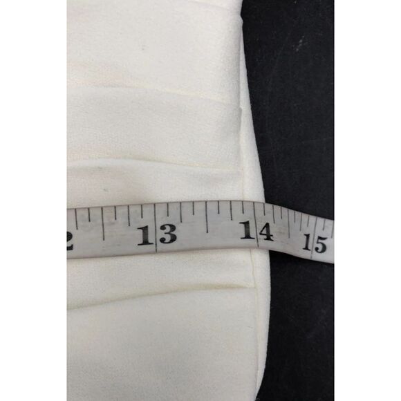 NWT David's Bridal DB Studio Women's White Maxi Dress - Size 4 Wedding, Prom - Picture 10 of 11